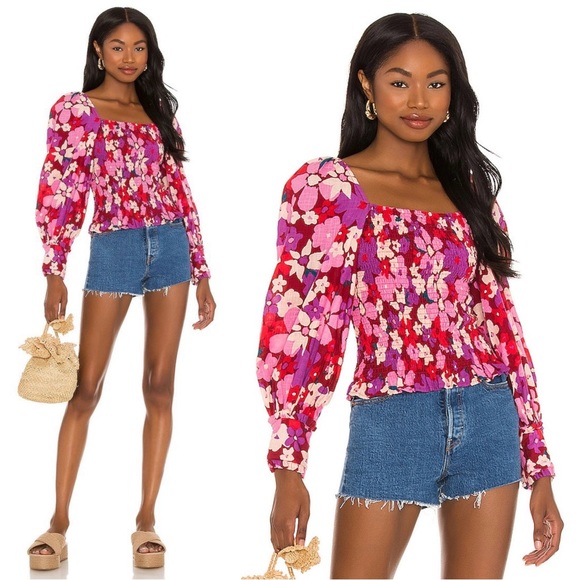 Free People Ariana printed lop in Party combo in Party Combo - Picture 5 of 16